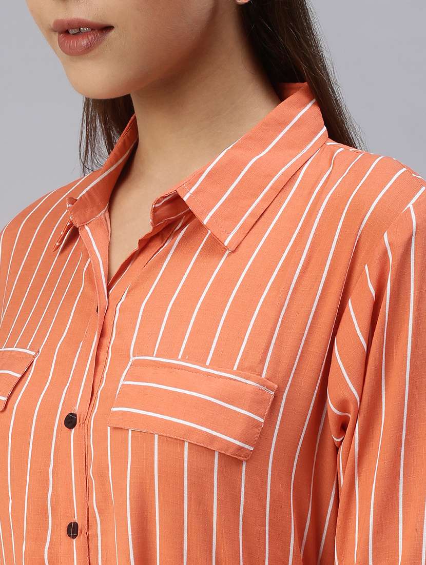 women's shirt striped dress - 18393323 -  Standard Image - 4
