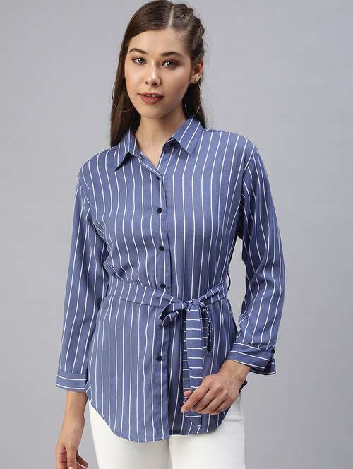 long sleeved striped regular shirt - 18393460 -  Standard Image - 0