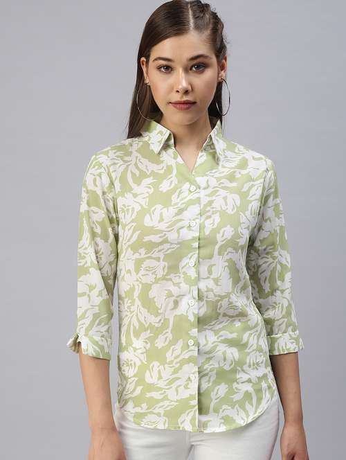 long sleeved printed regular shirt - 18393462 -  Standard Image - 0