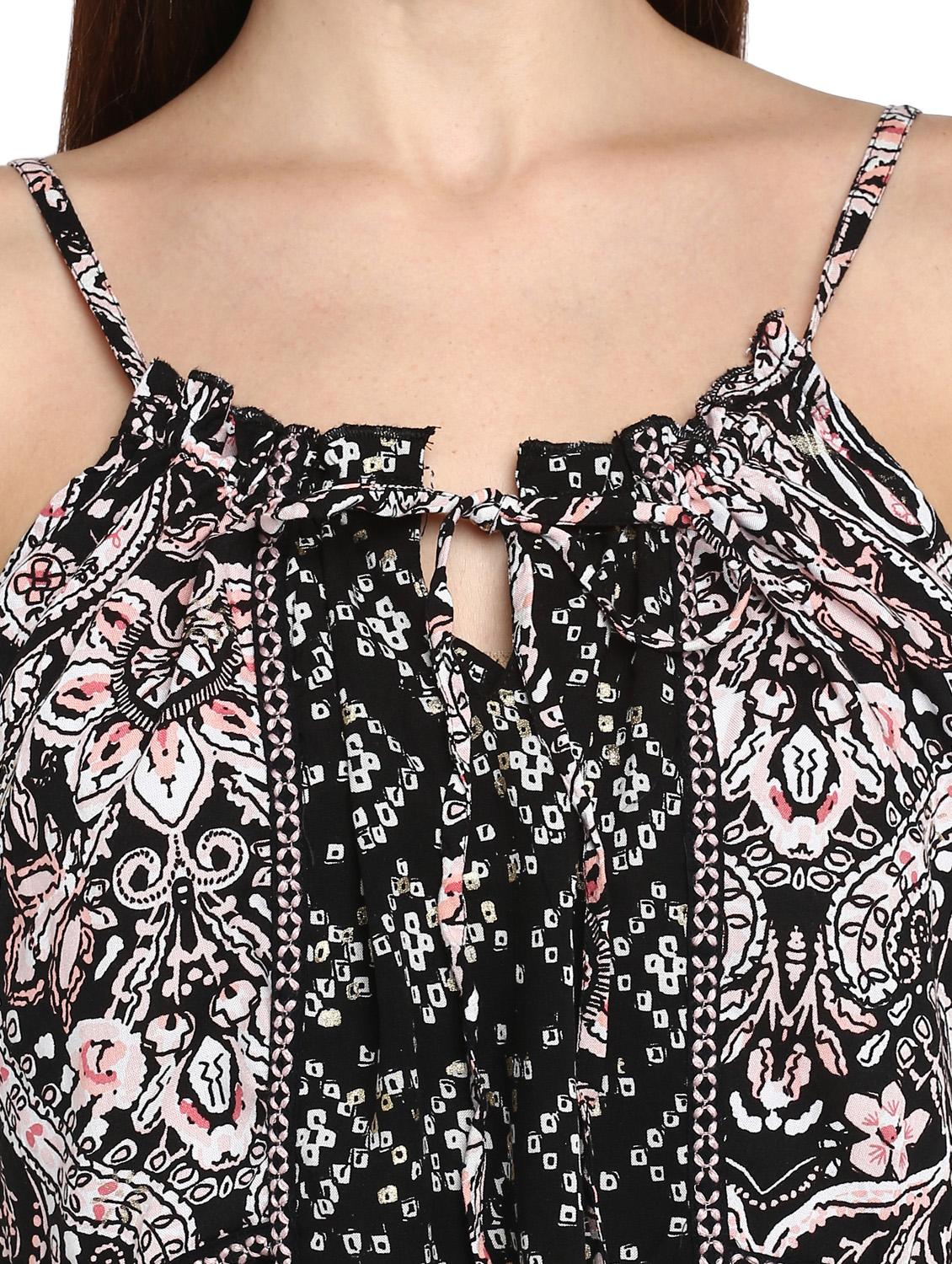 women's a line shoulder strap top - 18393483 - Standard Image - 4