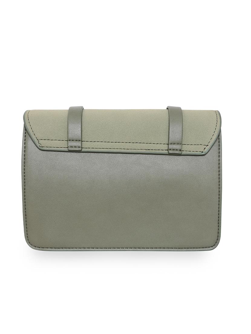 olive solid regular sling bag - 18393682 - Standard Image - 1