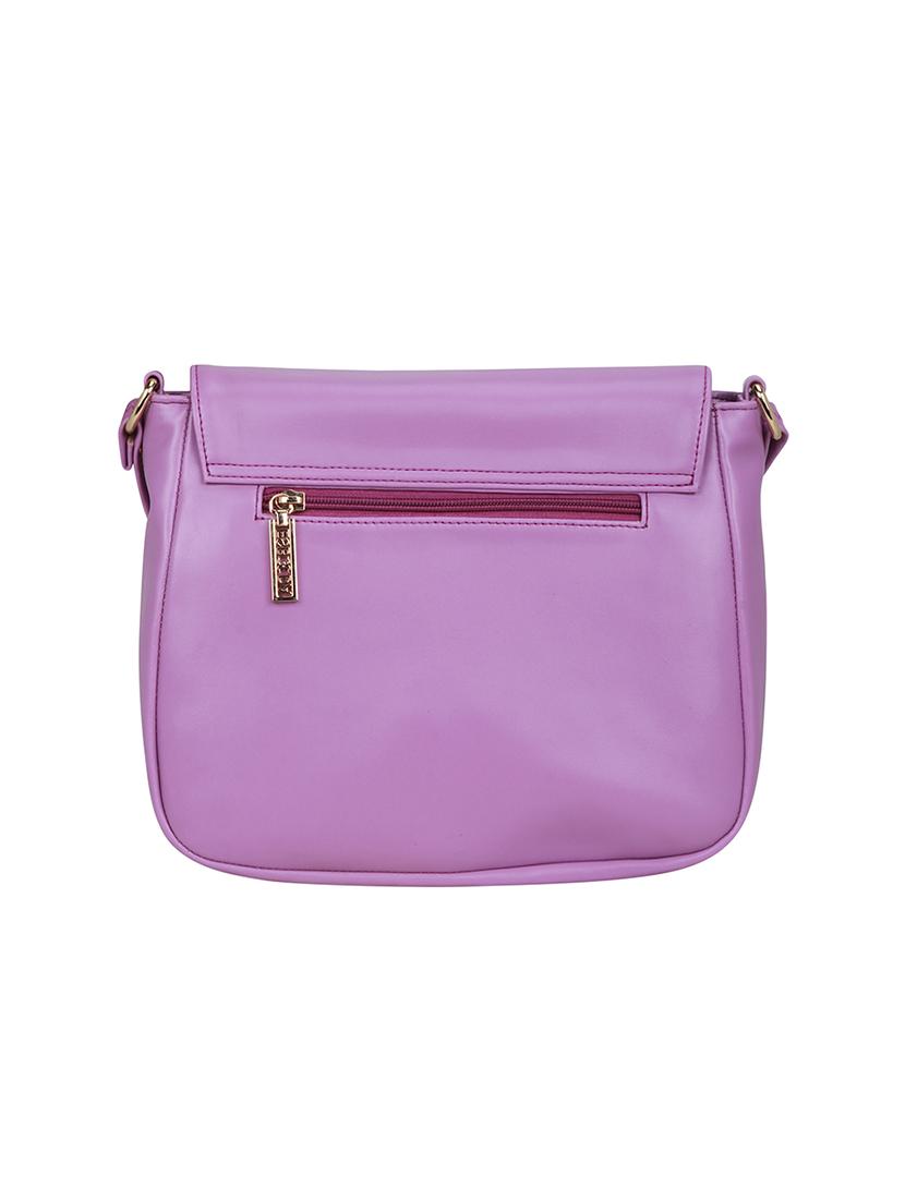 purple leatherette (pu) sling bag - 18393701 -  Standard Image - 1