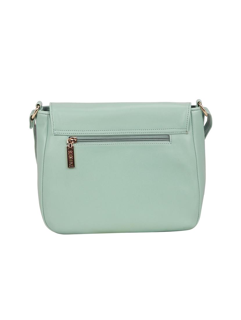 green solid regular sling bag - 18393705 -  Standard Image - 1