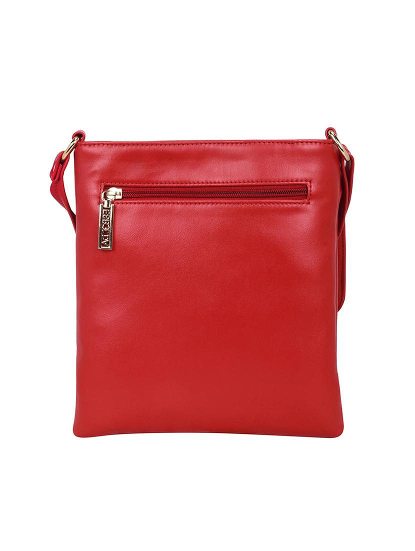 red solid regular sling bag - 18393713 - Standard Image - 1