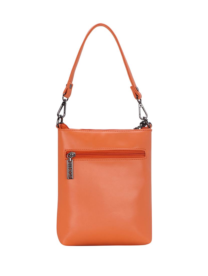 orange solid regular sling bag - 18393819 - Standard Image - 1