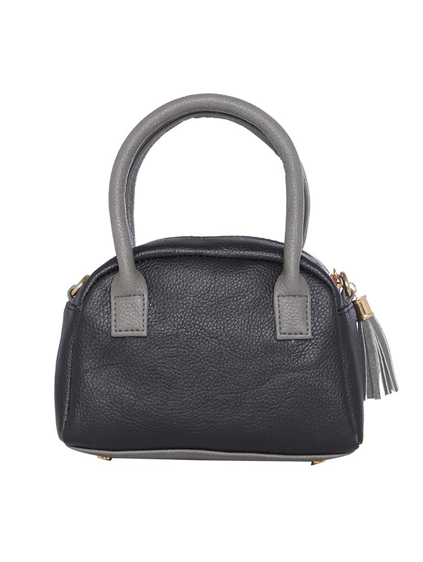 black solid regular sling bag - 18393825 - Standard Image - 1