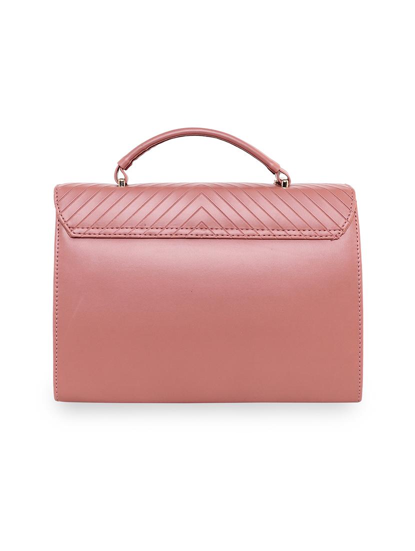 orange solid regular sling bag - 18393835 - Standard Image - 1
