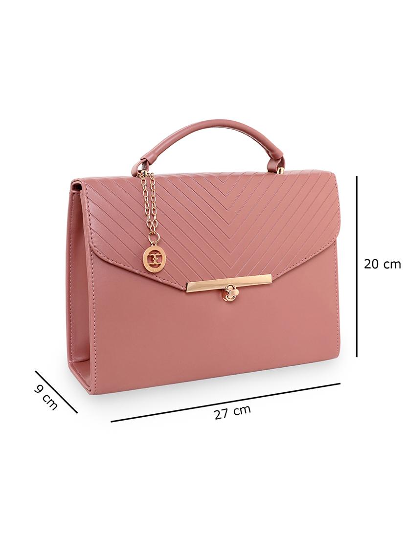 orange solid regular sling bag - 18393835 - Standard Image - 4