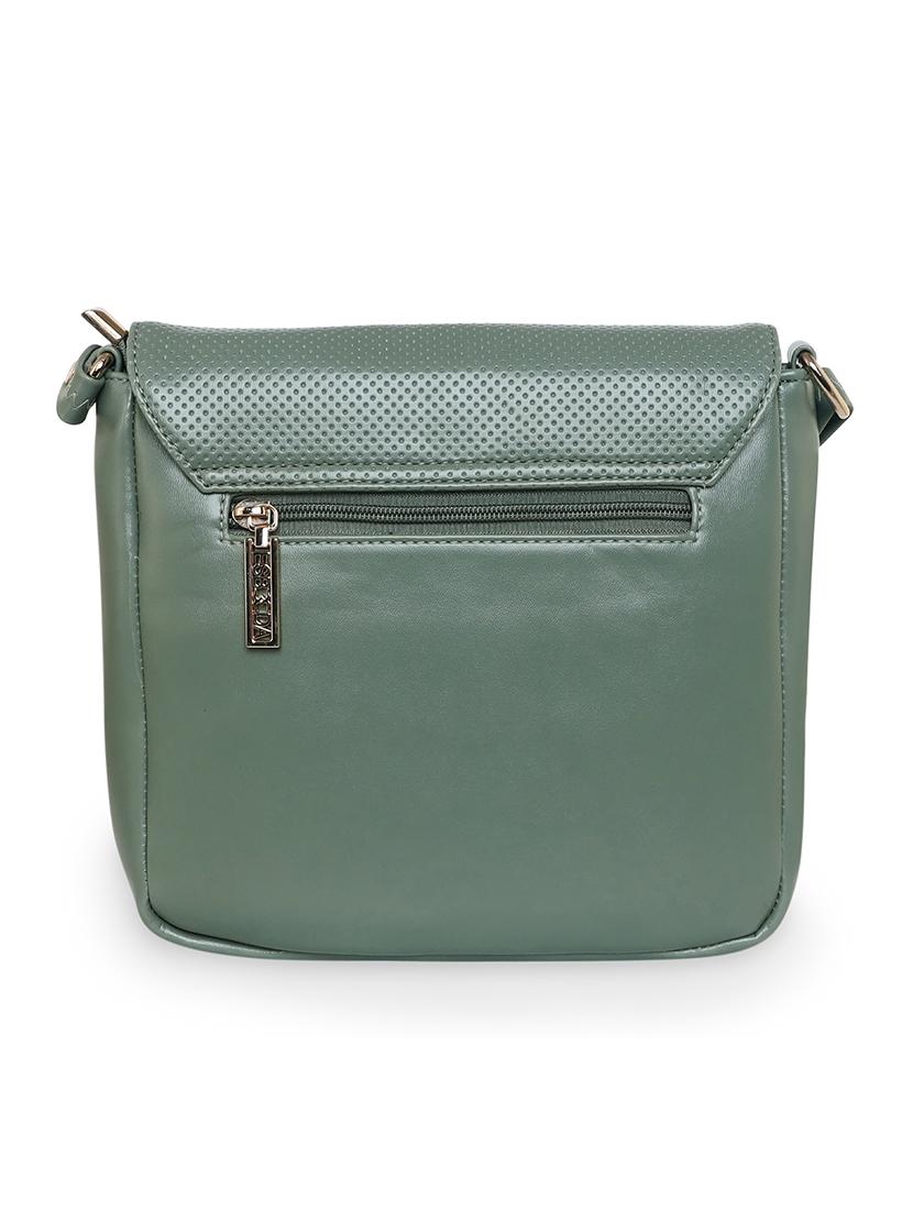 olive solid regular sling bag - 18393846 - Standard Image - 1