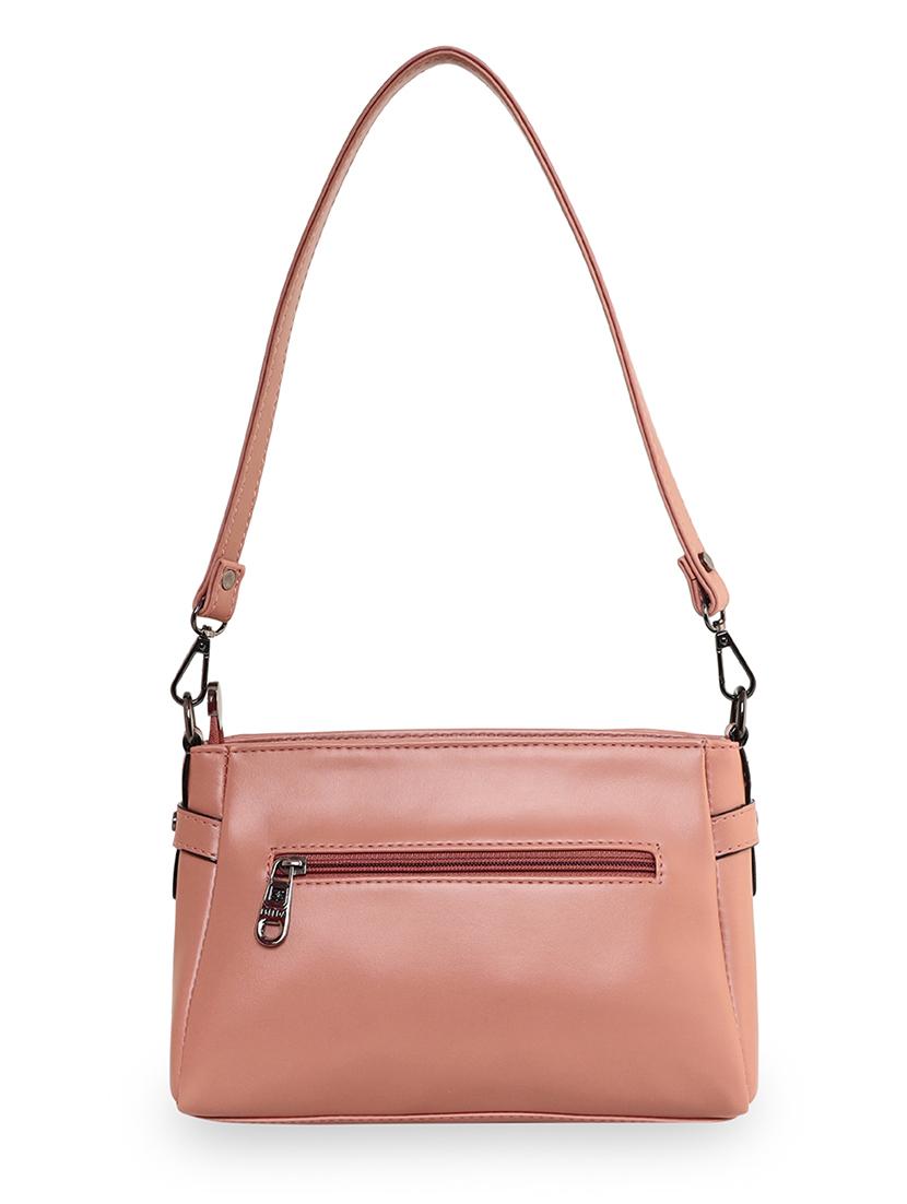 orange solid regular sling bag - 18393892 - Standard Image - 1