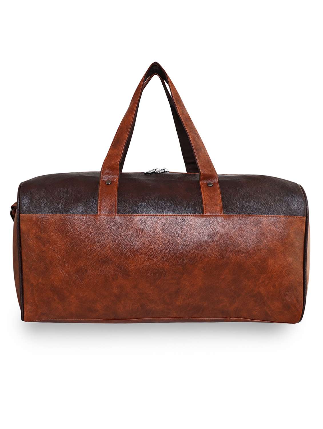 brown leatherette (pu) dufflebag - 18394038 -  Standard Image - 1
