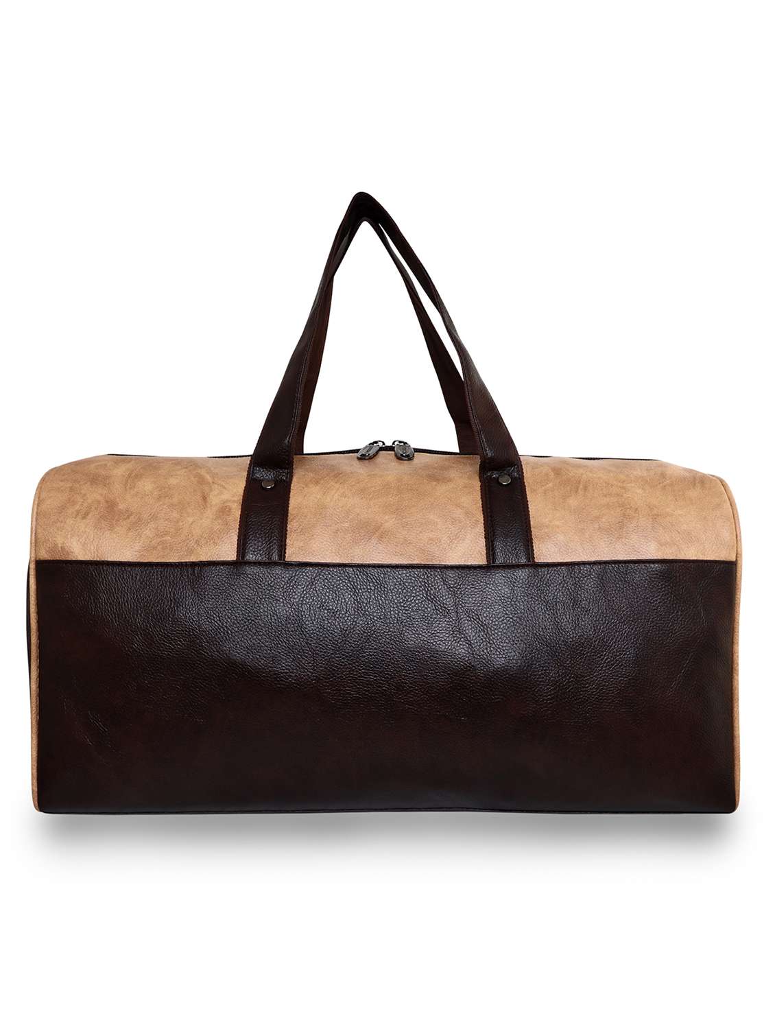 beige leatherette (pu) dufflebag - 18394041 -  Standard Image - 1