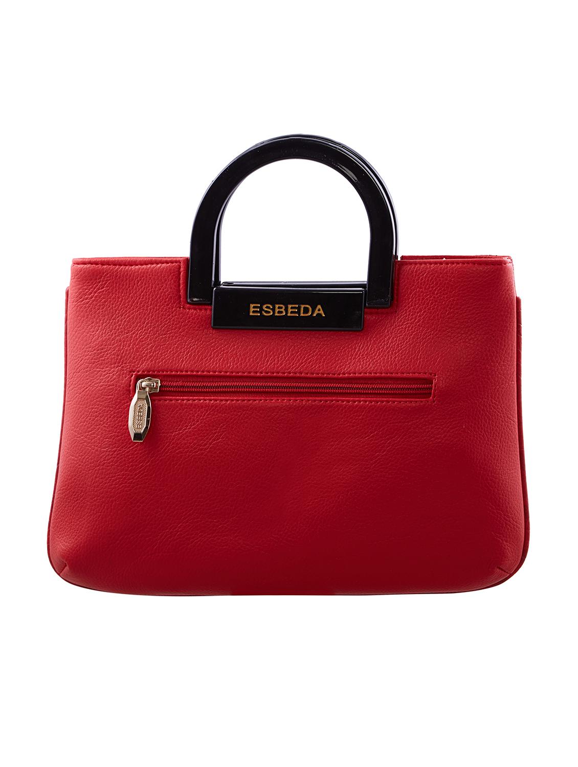 red leatherette (pu) handbag - 18394056 - Standard Image - 1