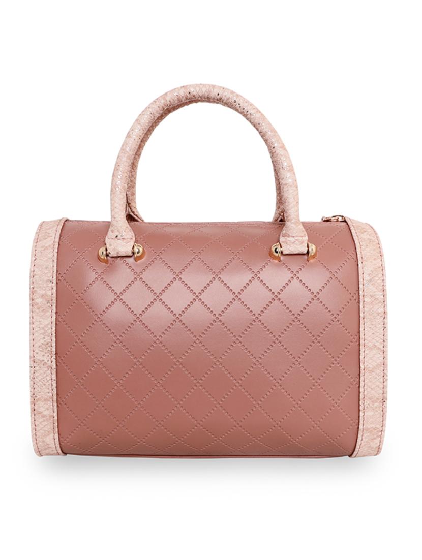 orange leatherette (pu) handbag - 18394191 - Standard Image - 1