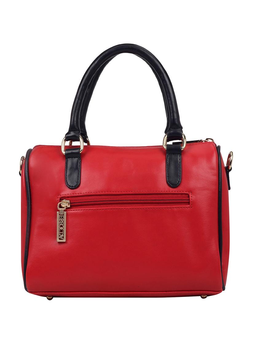 red leatherette (pu) handbag - 18394247 -  Standard Image - 1