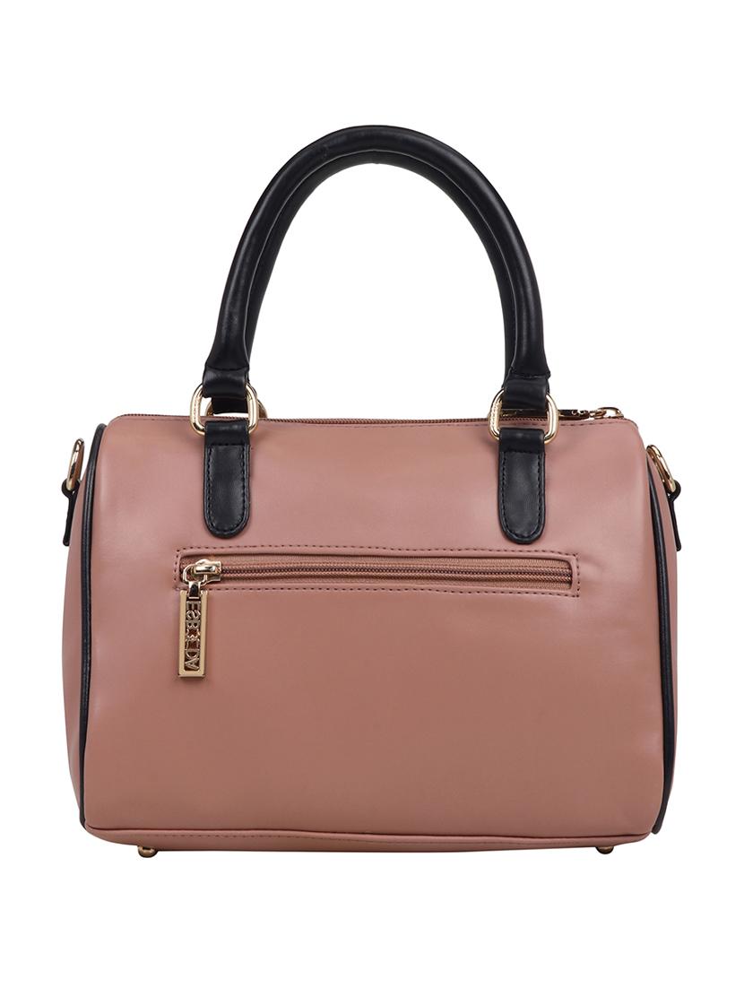 pink leatherette (pu) regular handbag - 18394251 -  Standard Image - 1