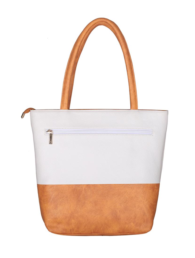 orange leatheretteregular handbag - 18394365 - Standard Image - 1