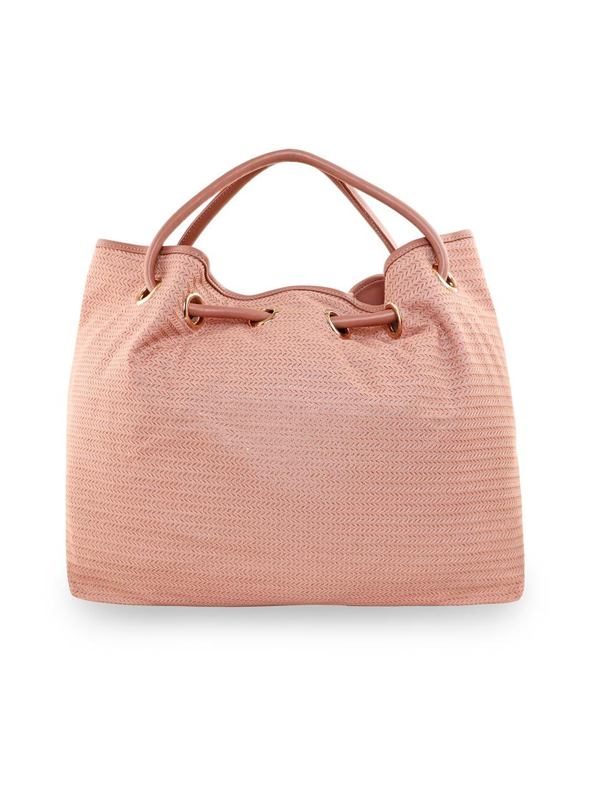 orange leatherette (pu) handbag - 18394446 - Standard Image - 1