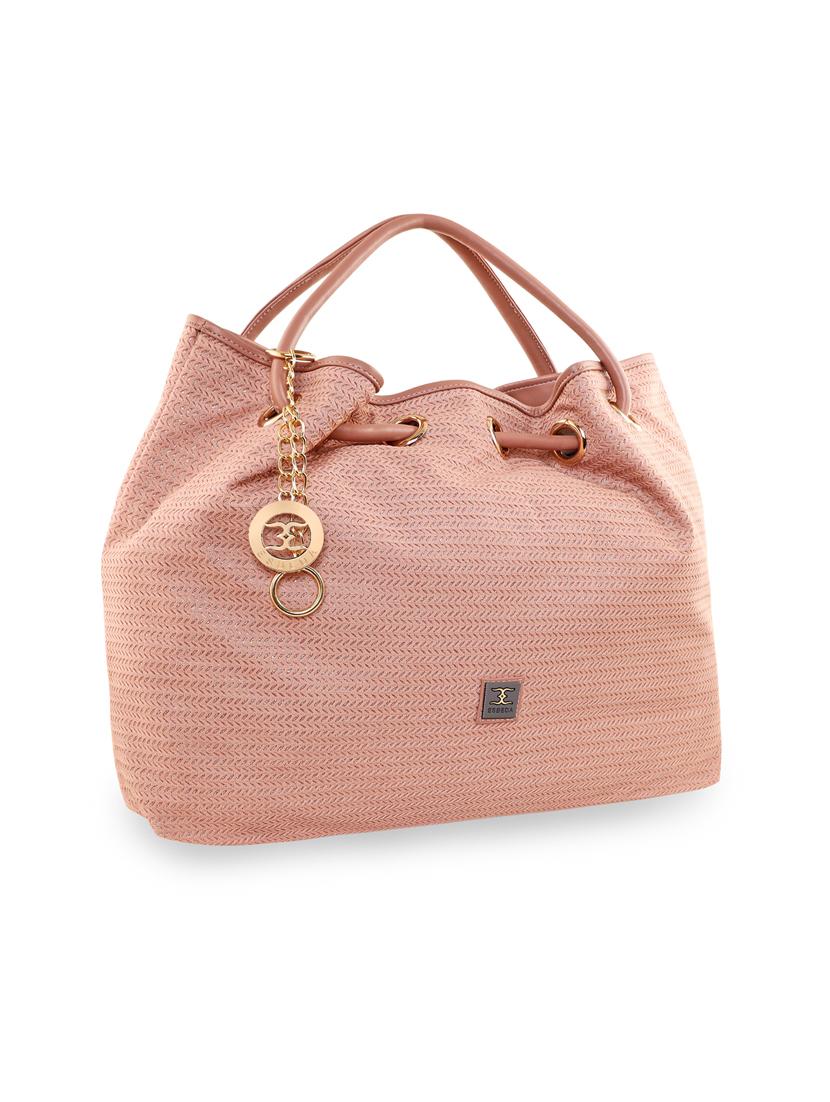 orange leatherette (pu) handbag - 18394446 - Standard Image - 4