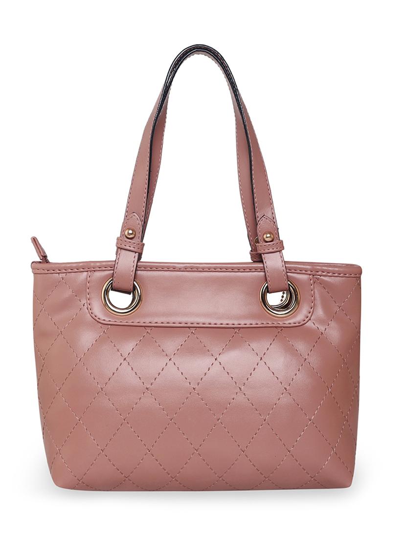 orange leatherette (pu) handbag - 18394474 - Standard Image - 1