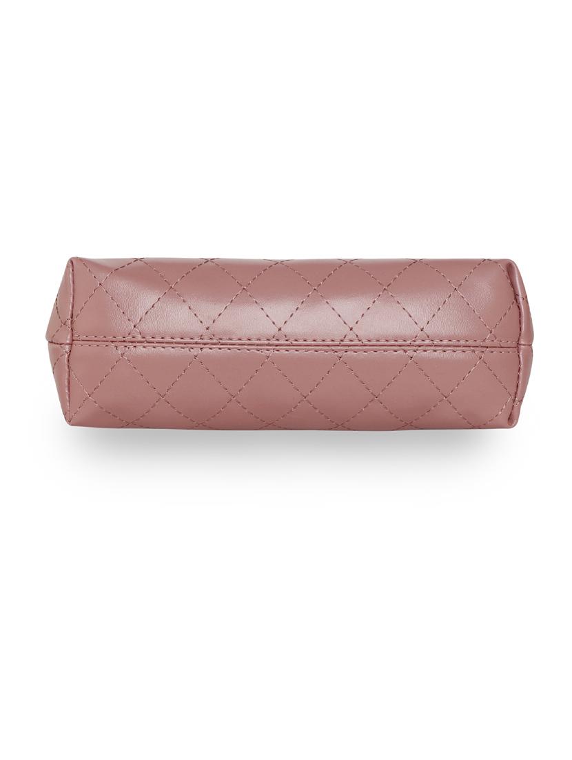 orange leatherette (pu) handbag - 18394474 - Standard Image - 4