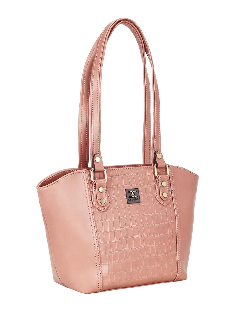 orange leatherette (pu) handbag - 18394487 - Standard Image - 4