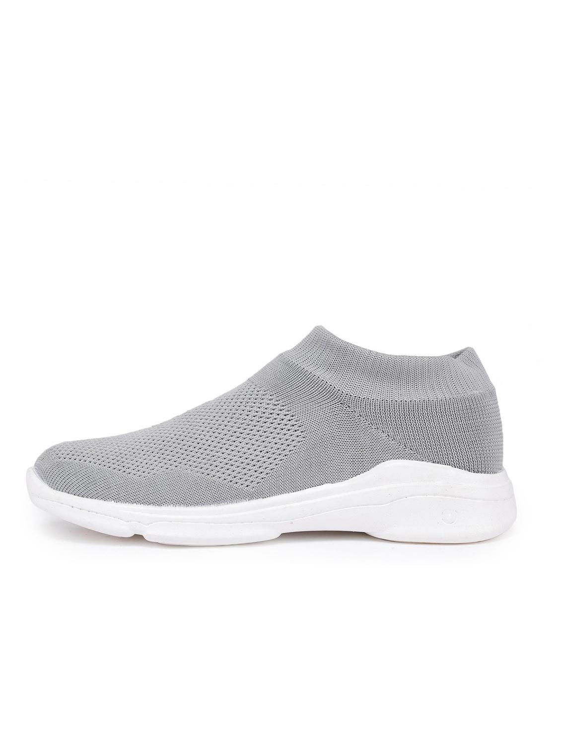 grey mesh slip on sports shoes - 18394557 -  Standard Image - 1