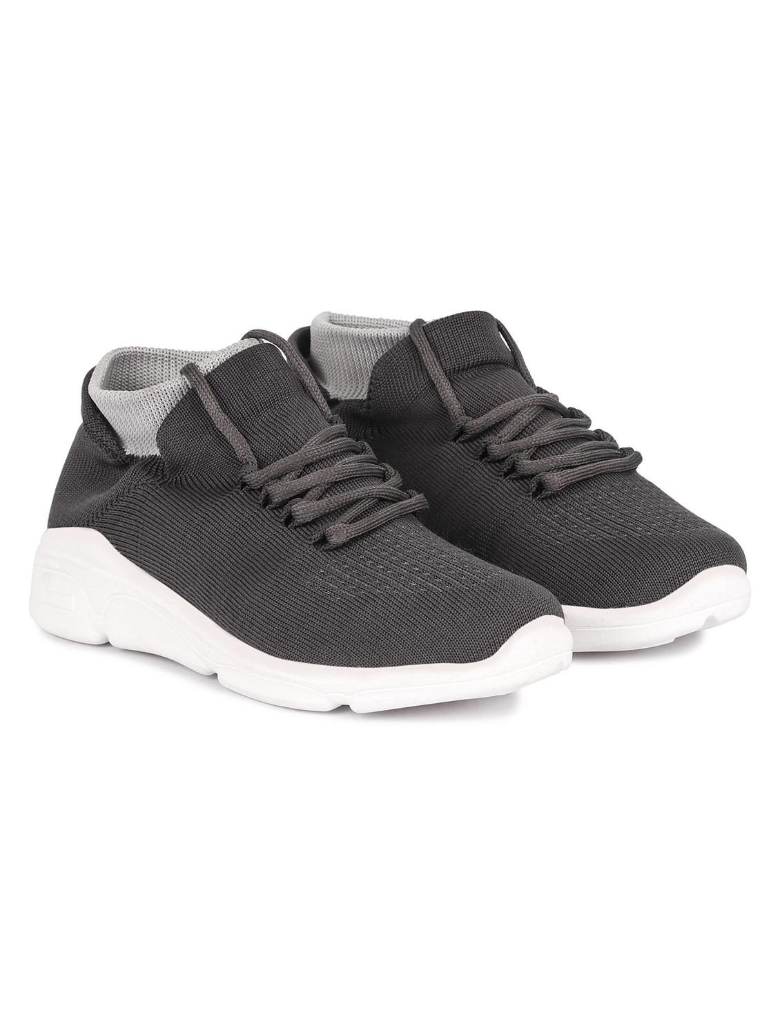 women grey lace-up sports shoe - 18394598 - Standard Image - 1