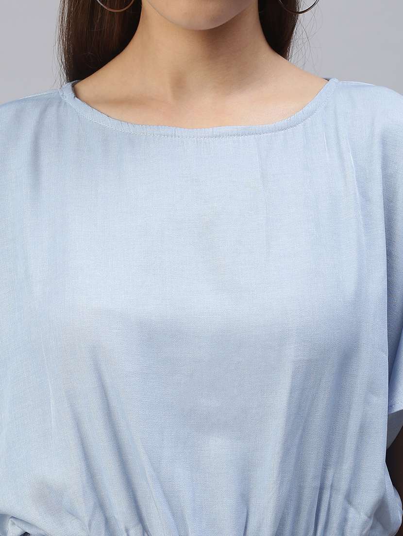 women's straight round neck top - 18394701 -  Standard Image - 4