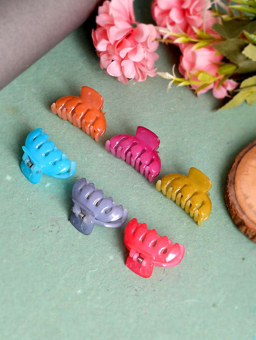 set of 6 hair claw clip
