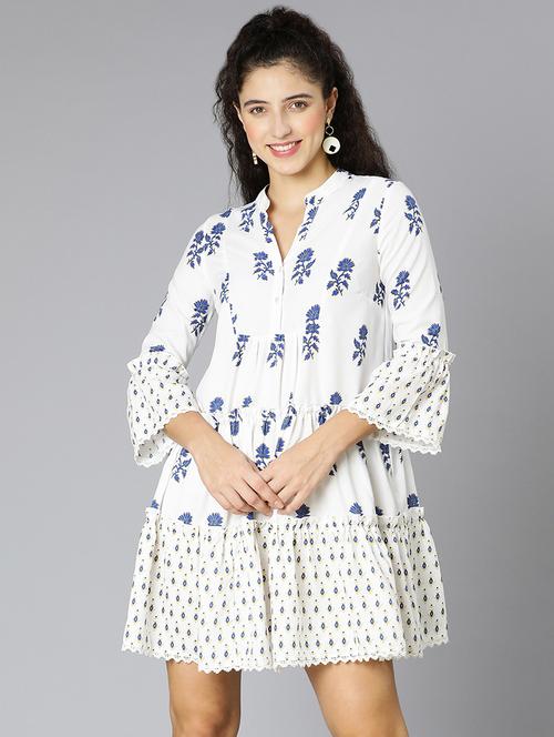 women's tiered dress floral dress - 18395820 - Standard Image - 0
