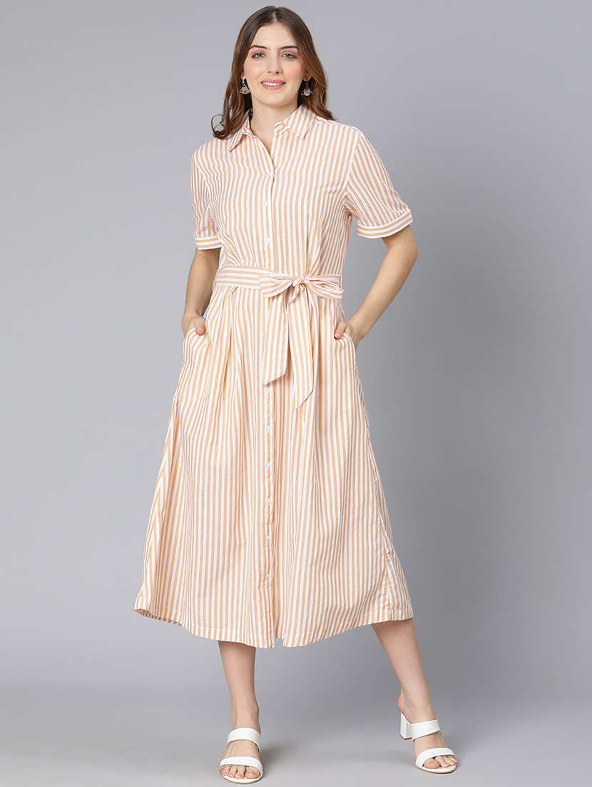 women's shirt striped dress