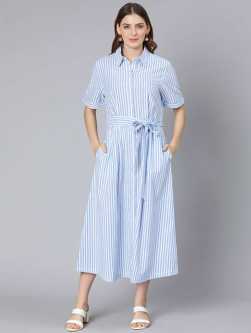 women's shirt striped dress - 18395823 - Zoom Image - 0