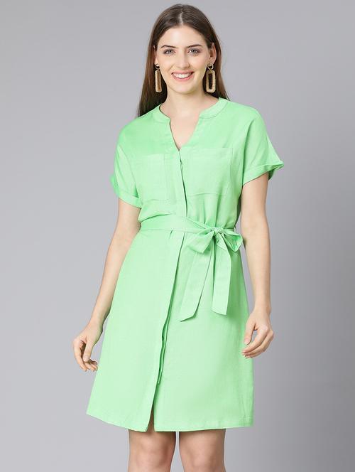 women's solid dress - 18395826 - Standard Image - 0