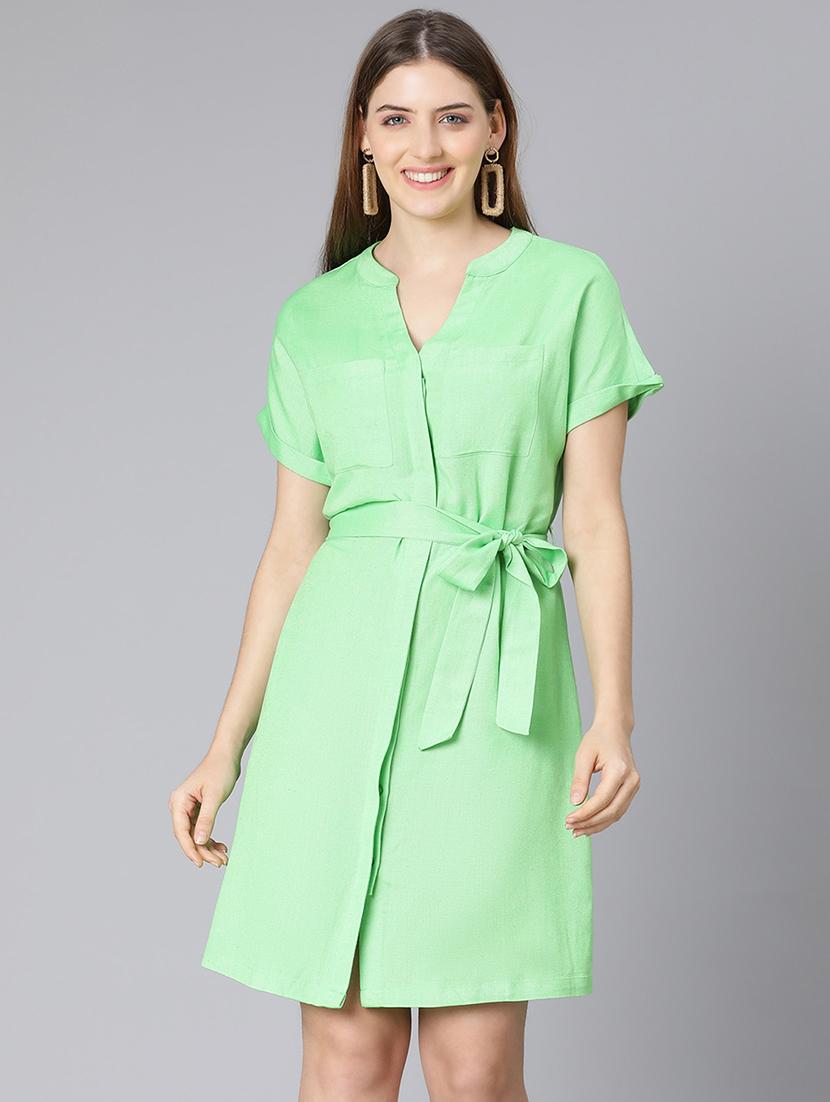women's solid dress - 18395826 - Zoom Image - 0