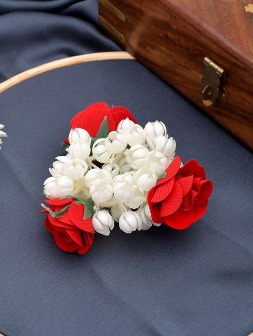 mogra rose elastic flower beni - 18395844 -  Standard Image - 0