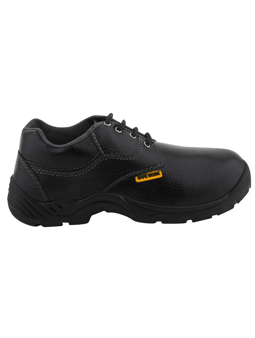 black synthetic lace up shoes - 18396097 -  Standard Image - 1