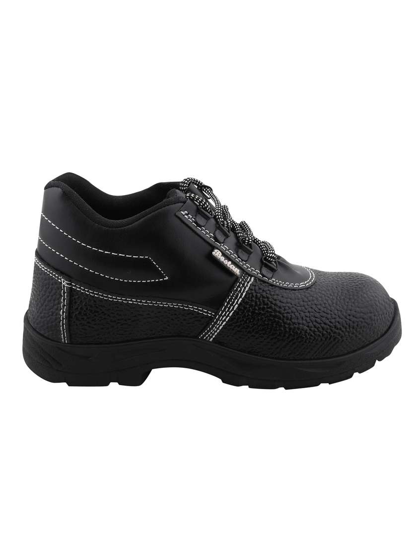 black synthetic lace up shoes - 18396099 -  Standard Image - 1