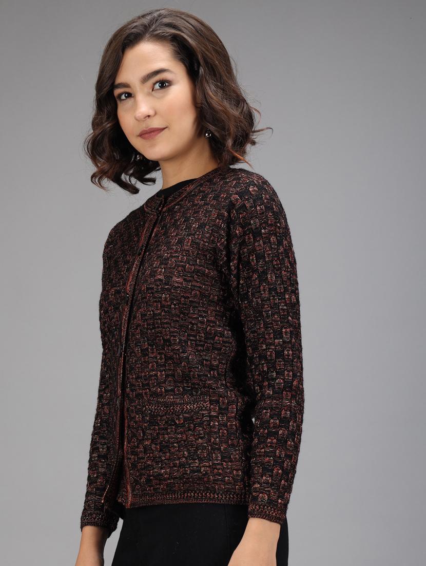 long sleeved solid cardigan - 18396110 - Standard Image - 1