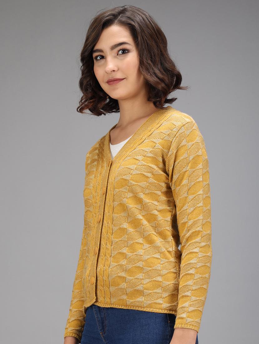 long sleeved printed cardigan - 18396120 - Standard Image - 1
