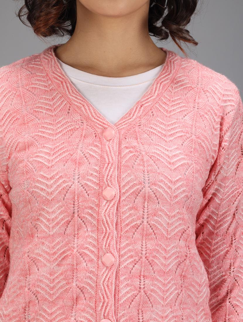 long sleeved printed cardigan - 18396124 - Standard Image - 4
