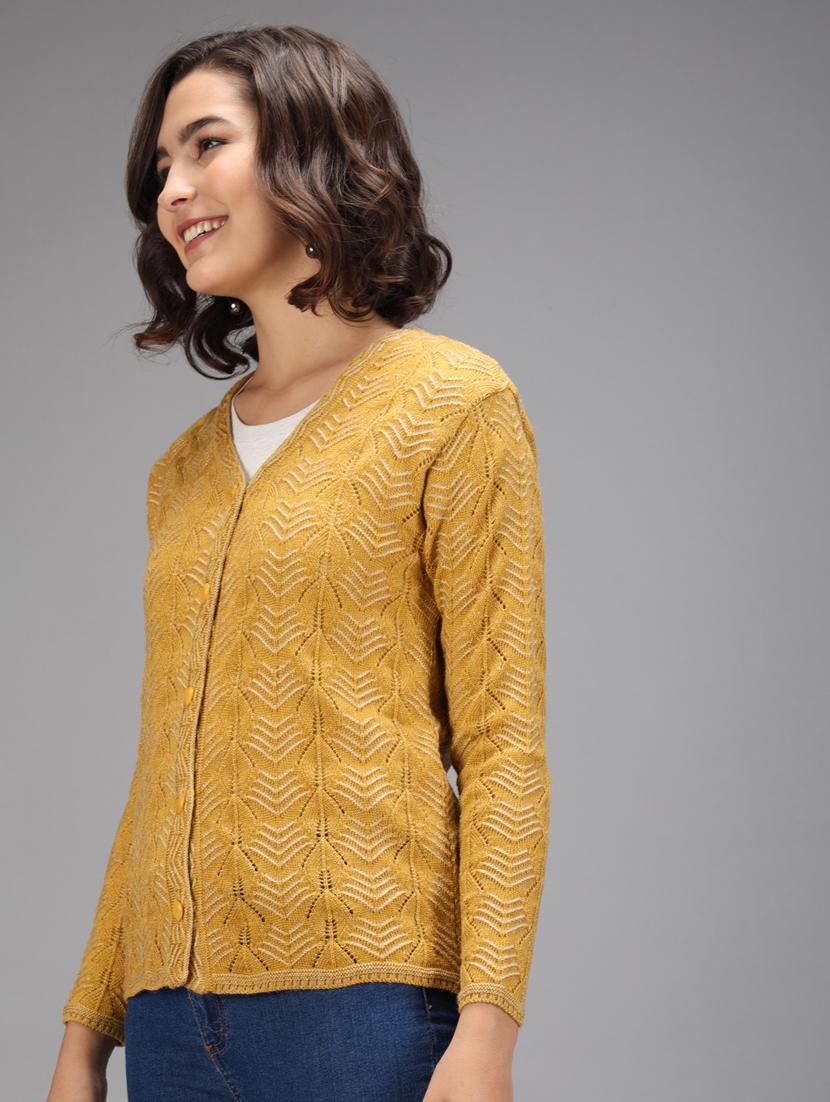 long sleeved printed cardigan - 18396125 - Standard Image - 1