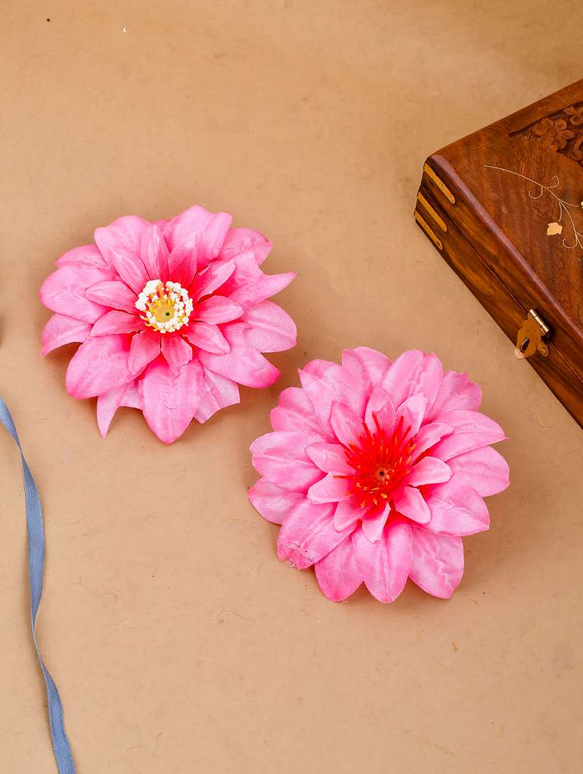 Pink Floral Hair Accessory