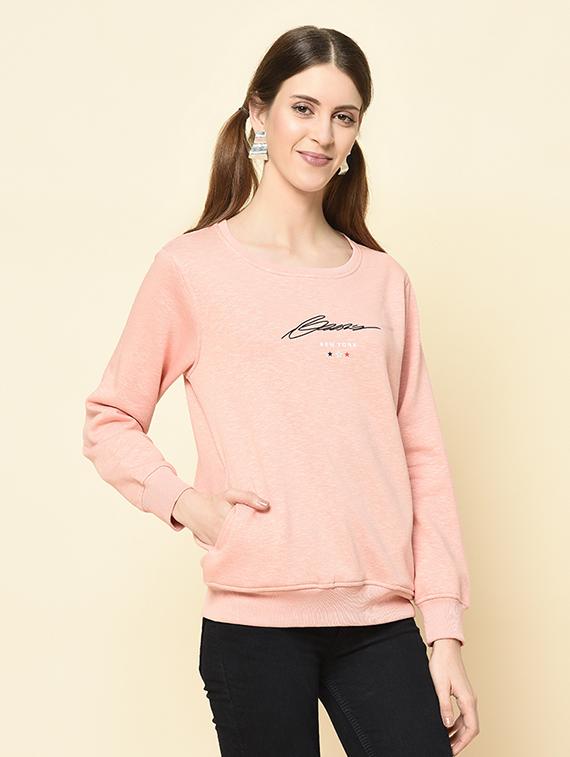 round neck printed sweatshirt - 18396191 -  Standard Image - 1