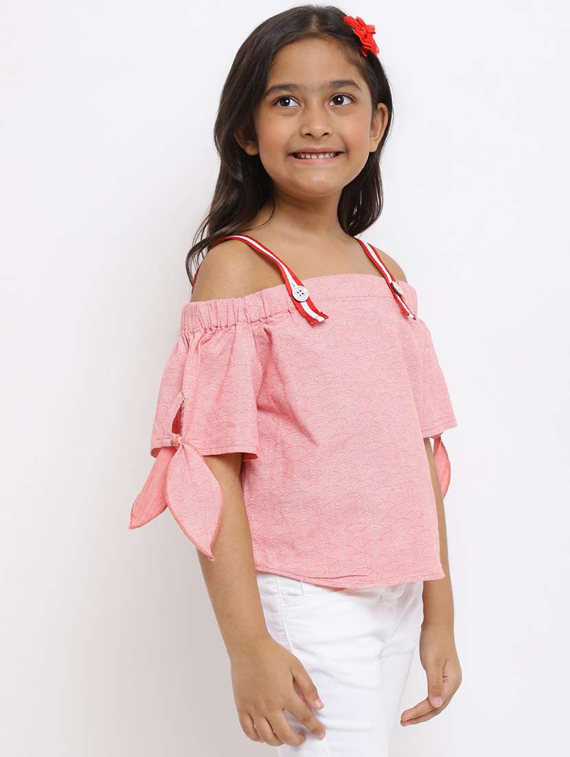 girls off shoulder top - 18396253 -  Standard Image - 1