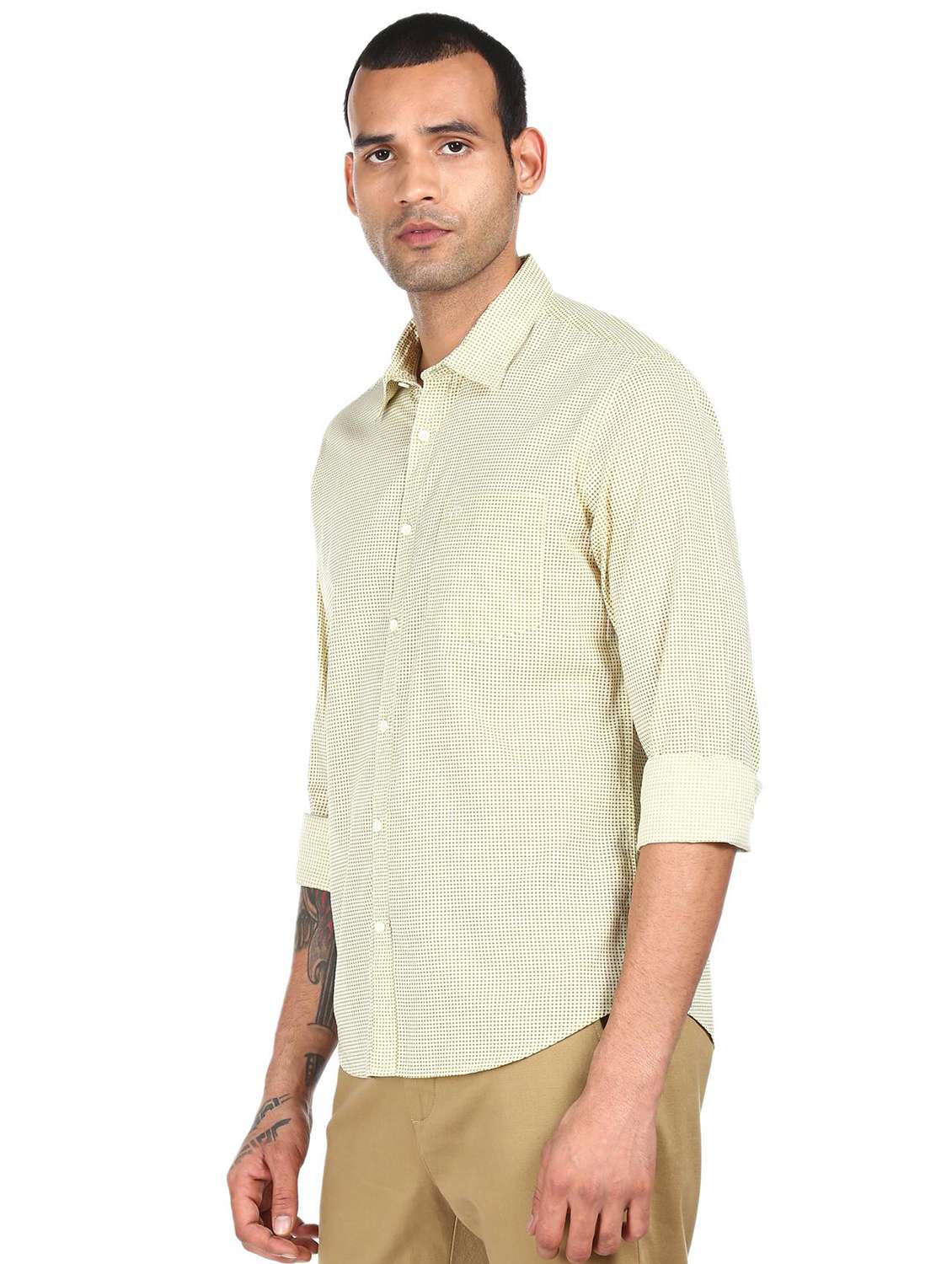 mens polka dots casual shirt - 18396365 -  Standard Image - 1