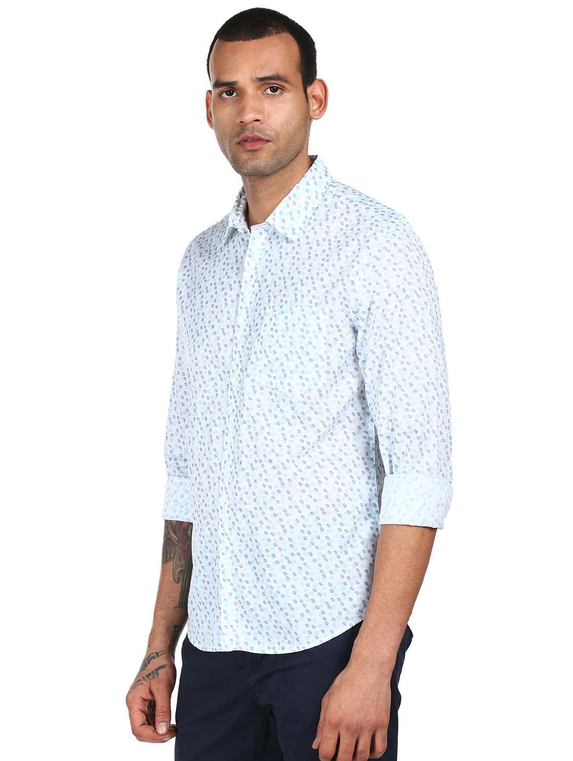 mens printed casual shirt - 18396370 -  Standard Image - 1