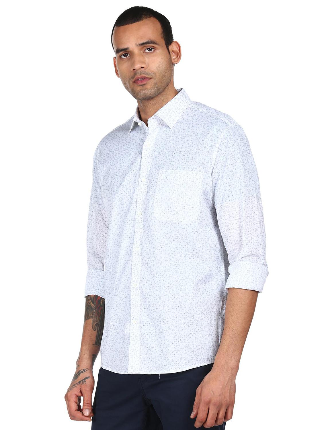 mens printed casual shirt - 18396375 - Standard Image - 1