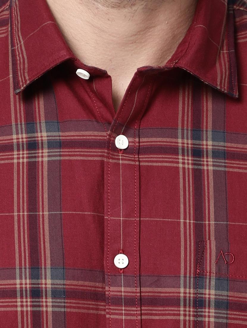 mens checks casual shirt - 18396380 - Standard Image - 4