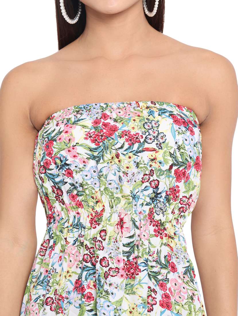 women's tube floral dress - 18396457 -  Standard Image - 4